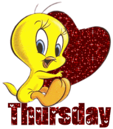 Kanarek Tweety z sercem czwartek